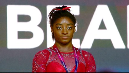 Biles wins four golds at the gymnastics championship in Qatar