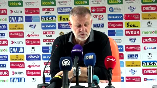 Spor Aytemiz Alanyaspor - Evkur Yeni Malatyaspor Maçının Ardından