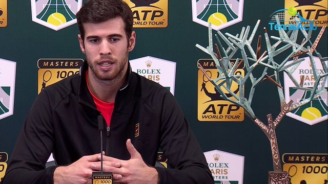 Rolex Paris Masters 2018 - Karen Khachanov : Je ne pleure pas mais je suis ravi