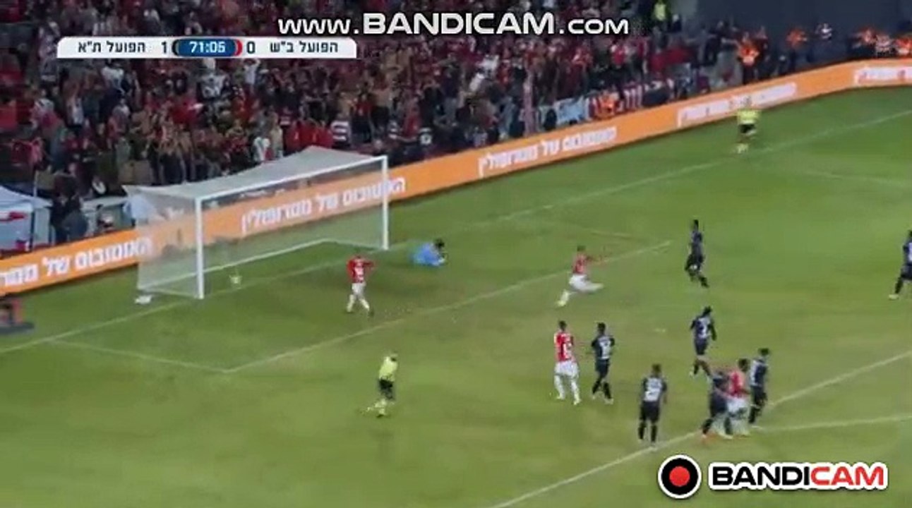Penalty Goal Sahar  (1-1) Hapoel Be'er Sheva vs	Hapoel Tel Aviv