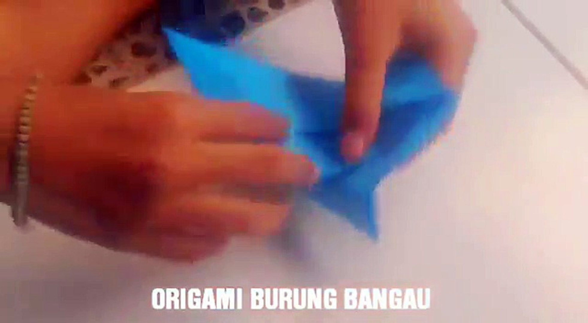 Origami Burung Bangau Video Dailymotion