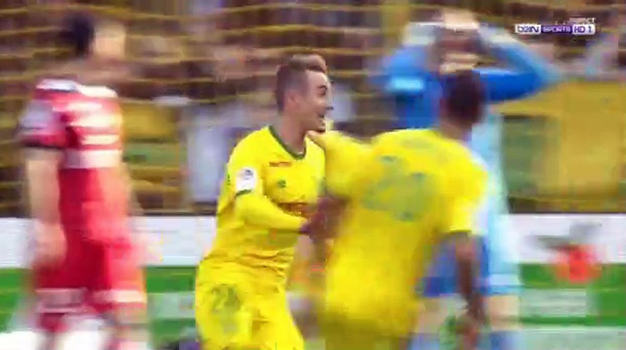 Nantes-Guingamp résumé et buts Nantes - EAG 5-0