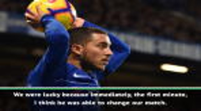 It was 'very important' to have Hazard back - Sarri