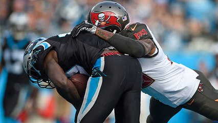 Newton slings pinpoint TD pass to Curtis Samuel