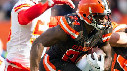 Chubb looks like freight train on power run up middle