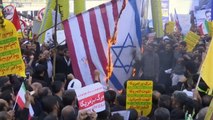 Iranians mark embassy takeover on eve of US sanctions