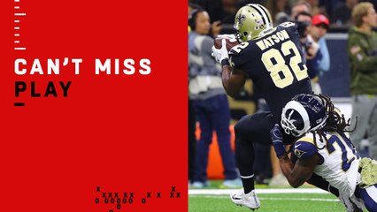Can't-Miss Play: Ben Watson makes LEAPING grab along sideline