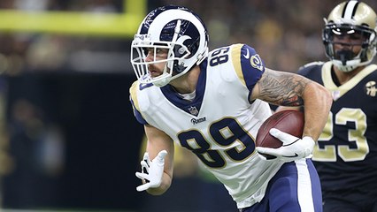 Tyler Higbee breaks tackle on 33-yard catch