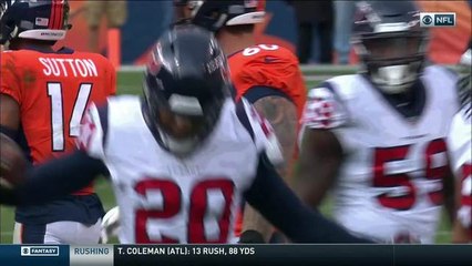Justin Reid recovers Devontae Booker's fumble