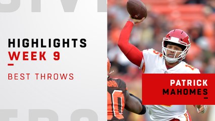 Patrick Mahomes' best passes vs. the Browns | Week 9