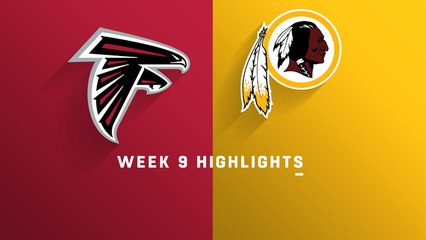 Falcons vs. Redskins highlights | Week 9