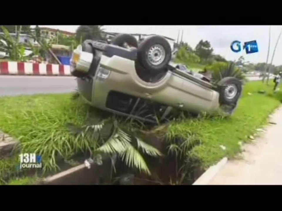 RTG/Accident spectaculaire aux dégâts matériels considérables