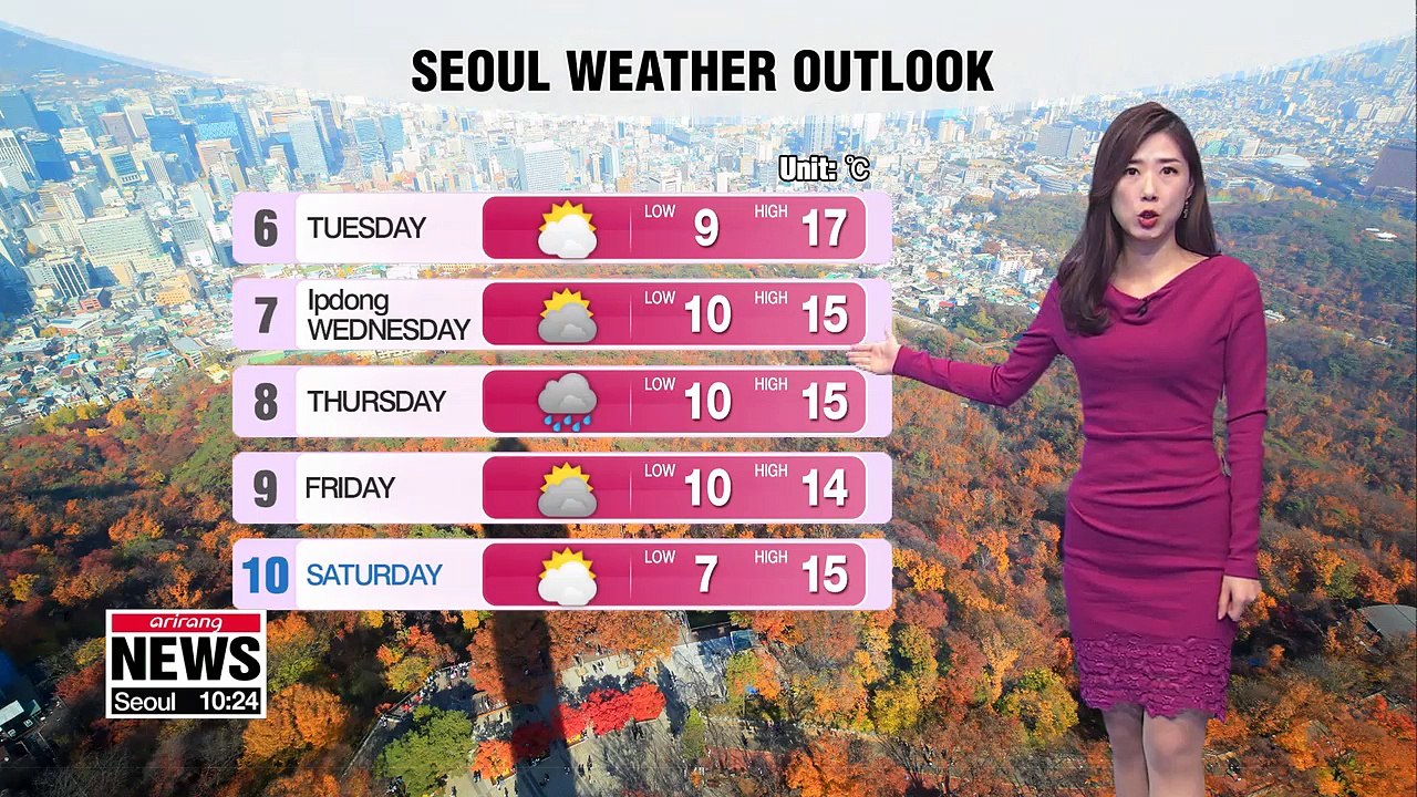 Wide daily temperature gap with high levels of ultra fine dust _ 110518