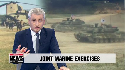 S. Korea, U.S. resume joint marine exercise