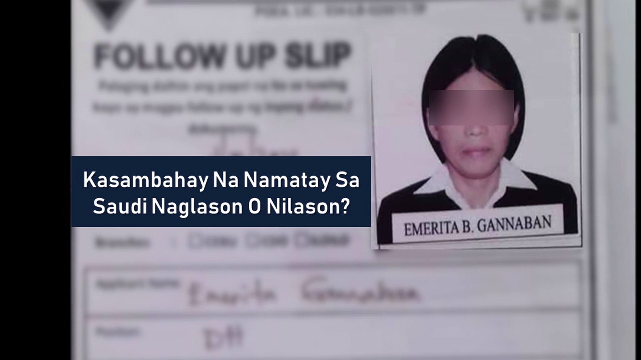 OFW Died Of Poisoning in KSA