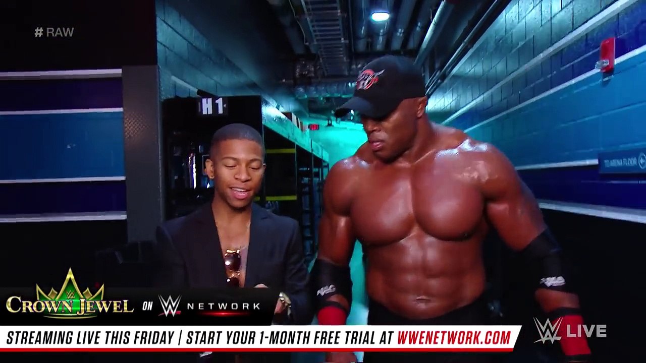 Baron Corbin rewards Bobby Lashley_ Raw, Oct. 29, 2018