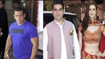 Salman Khan avoid Arbaaz Khan and FG Giorgia at Shilpa Shetty Diwali Party