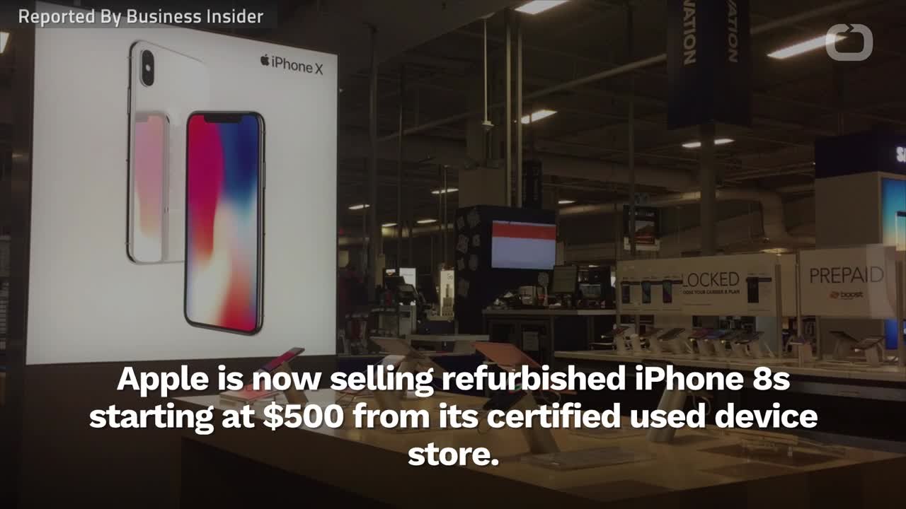 Apple Sells Refurbished iPhone 8s For $500