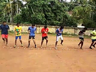 Physical training for police