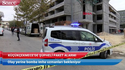 İstanbul’da şüpheli paket alarmı