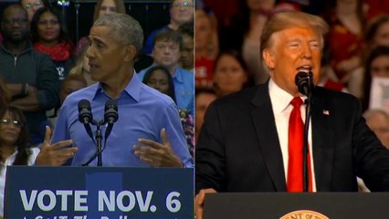 A poche ore dal voto del midterm il duello fra Obama e Trump