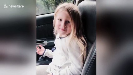 Little girl is adorably understanding when mom tells her she's eaten all her Halloween candy