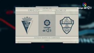 LaLiga 123 (J12) 2018/2019: Resumen y goles del Cádiz 5-1 Elche