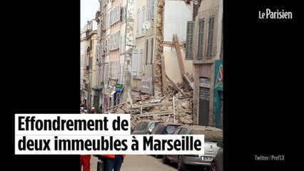 下载视频: Marseille : deux immeubles s’effondrent en plein centre-ville