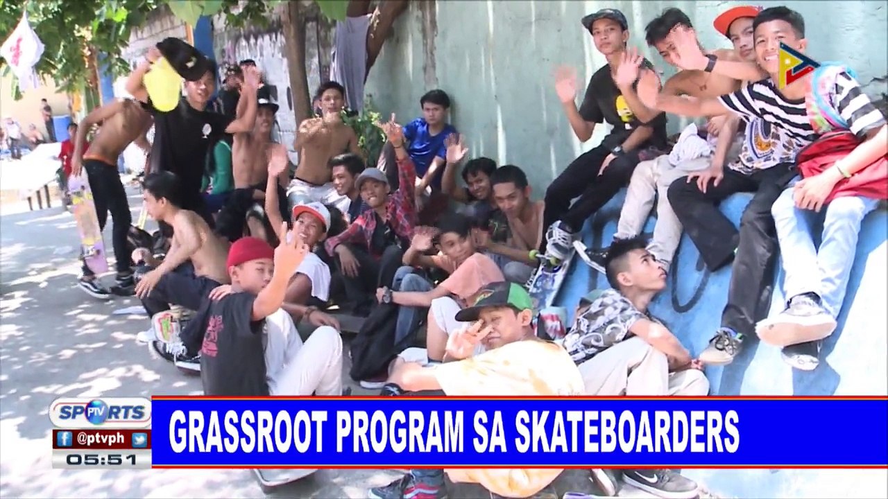 Grassroot program sa skateboarders