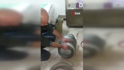 Mutfak Tüpünden Kumar Ekipmanı Çıktı