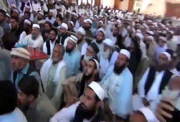 Speaker National Assembly and pervez khattak in jamia haqania after molana sami ul haq shahadat