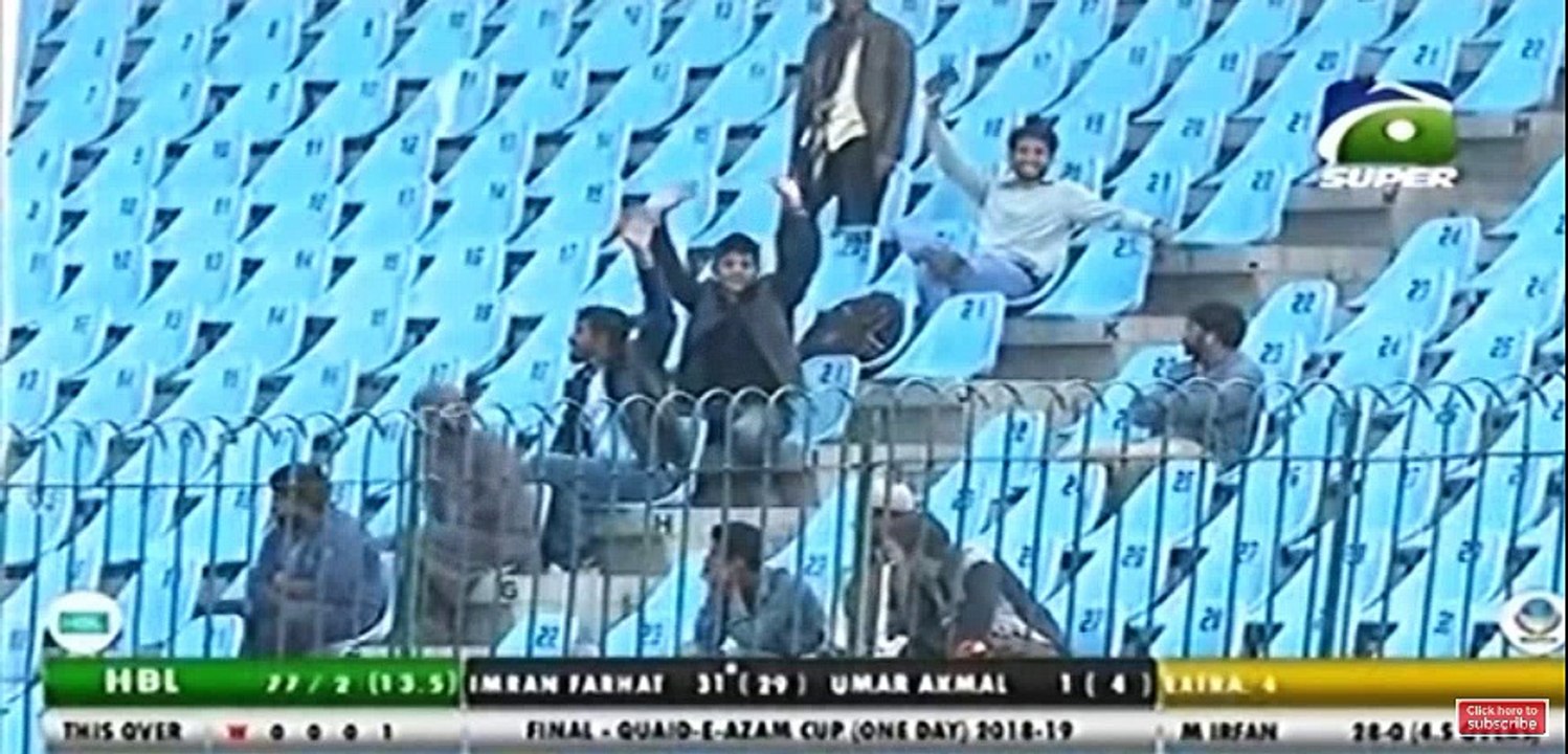 Umar Akmal 6,6,6 to Wahab Riaz