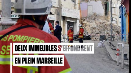 Marseille : deux immeubles s'effondrent en plein centre-ville