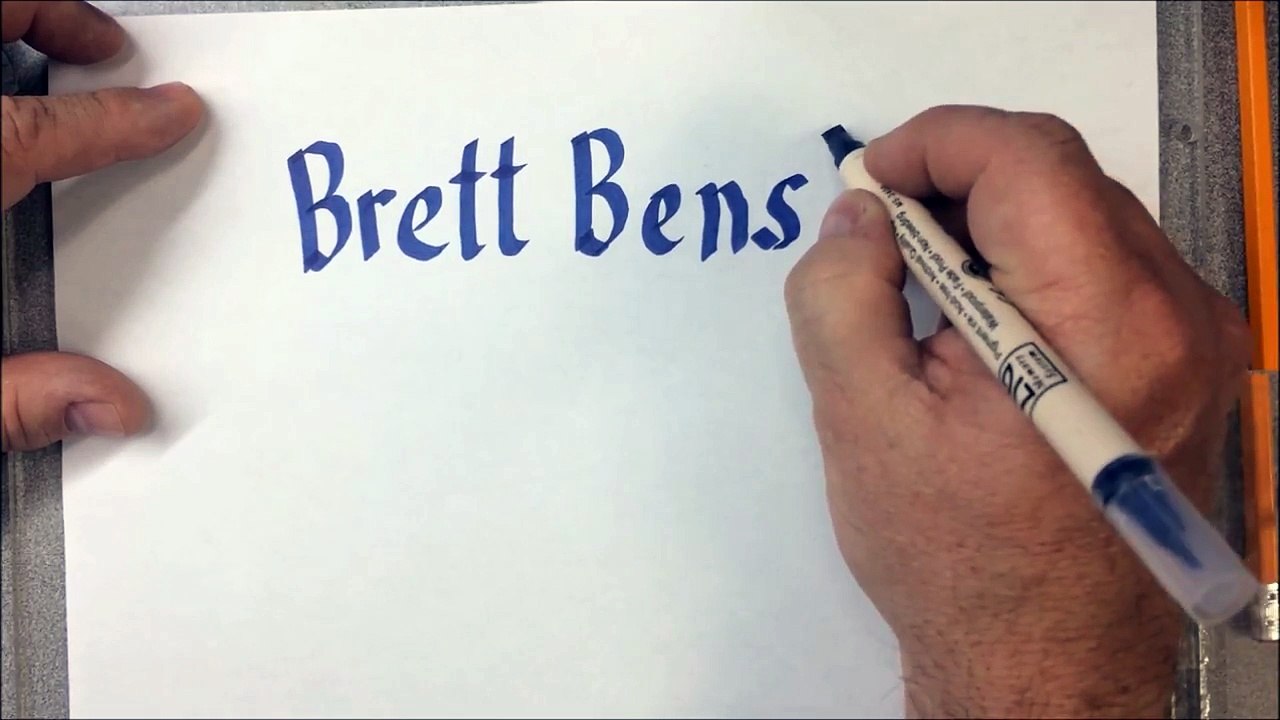Calligraphy with Brett Episode 17