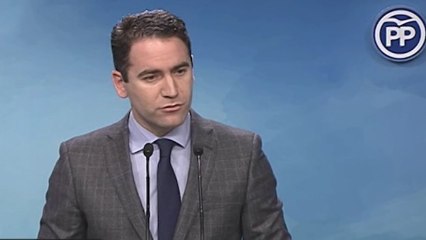 Teodoro García Egea sobre la renuncia de Cospedal en el  Comité Nacional del PP