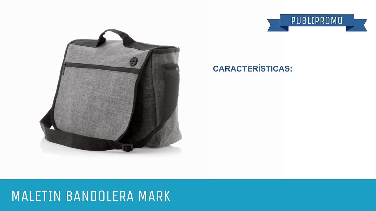 Maletines publicitarios con bandolera modelo Mark