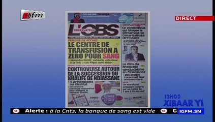 REPLAY - Revue de Presse - Pr : MAMADOU MOUHAMED NDIAYE - 05 Novembre 2018