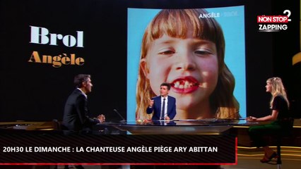 20h30 le dimanche : La chanteuse Angèle piège Ary Abittan avec une blague (Vidéo)