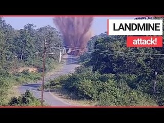 4 Para-military Officers Killed when Truck Drove over a Landmine by "Ultra-left Rebels" | SWNS TV