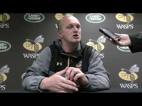 Lee Blackett post Northampton Saints Premiership Rugby Cup