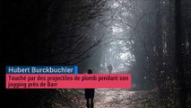 Hubert Burckbuchler, joggeur, touché par des projectiles de plomb près de Barr