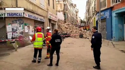Emeletes ház dőlt össze Marseille-ben