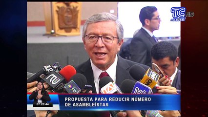 Propuesta para reducir el número de asambleístas