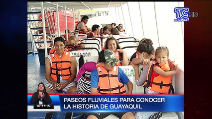 Paseos fluviales para conocer la historia de Guayaquil