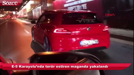 Download Video: Makas atan sürücü yakalandı