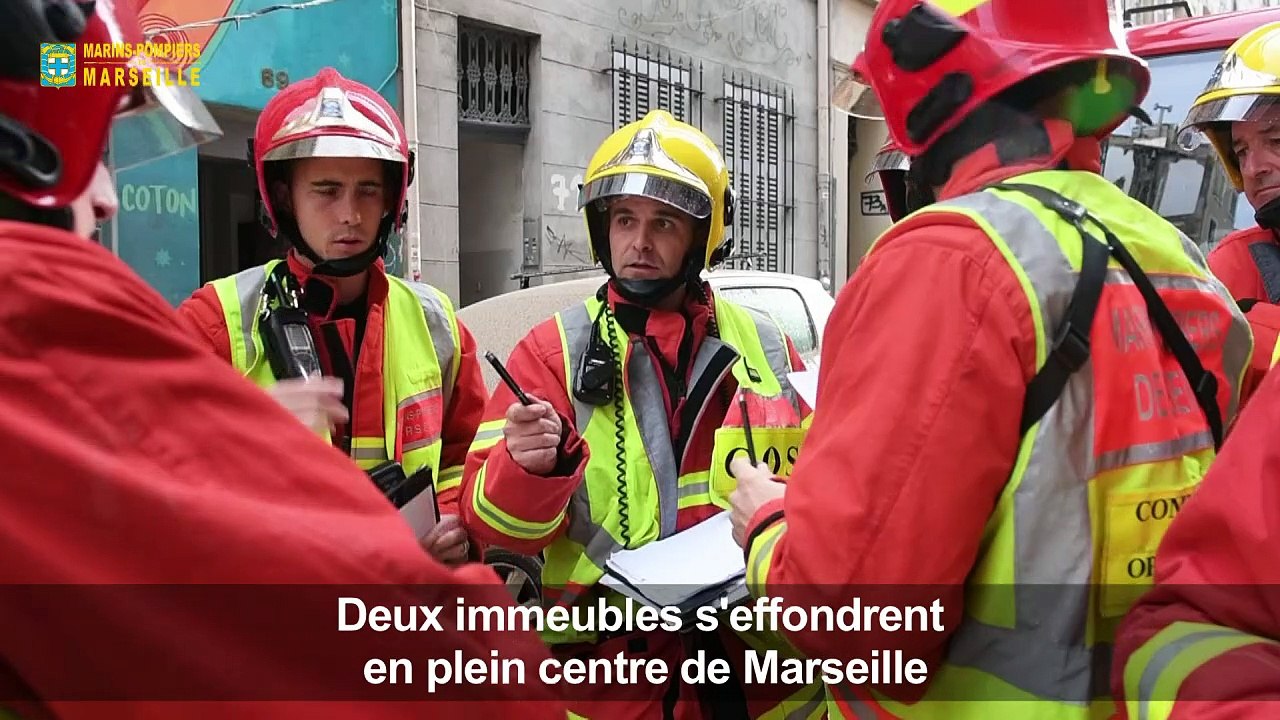 Au moins 2 blessés après l'effondrement d'immeubles à Marseille