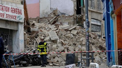 Dois edifícios desabam em Marselha