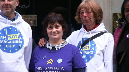 Letter handed to Downing Street demanding EU citizens' right