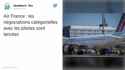 Air France. Les pilotes ont rencontré la direction pour parler salaires.