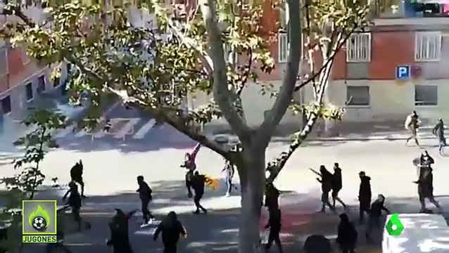 Una testigo de la pelea de Vallecas: Unos perseguían a otros con palos, piedras...